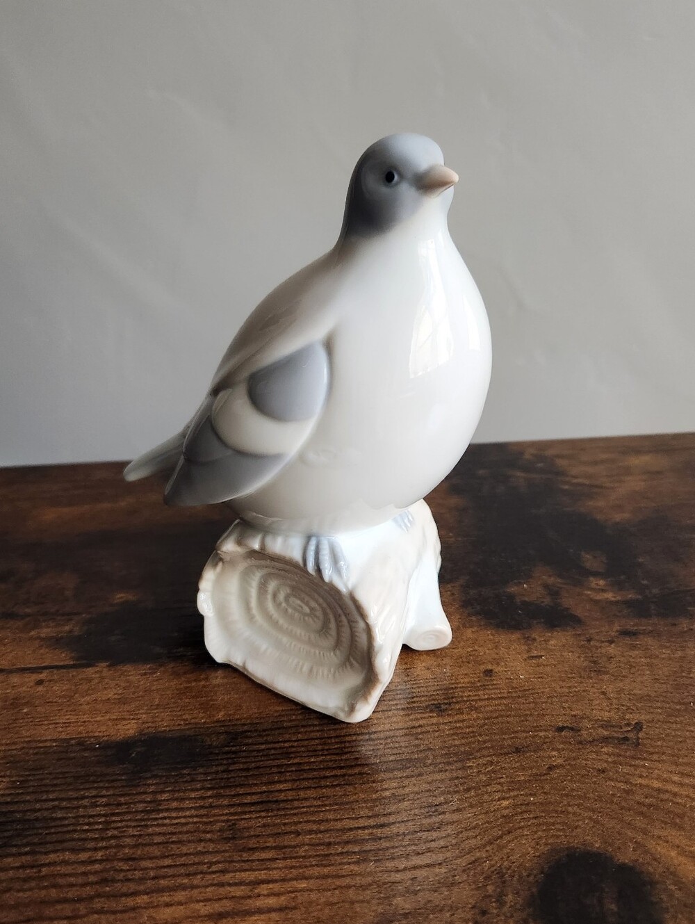 Vintage Andre Richard Porcelain Dove Pigeon Night Light Lamp - Made in Japan